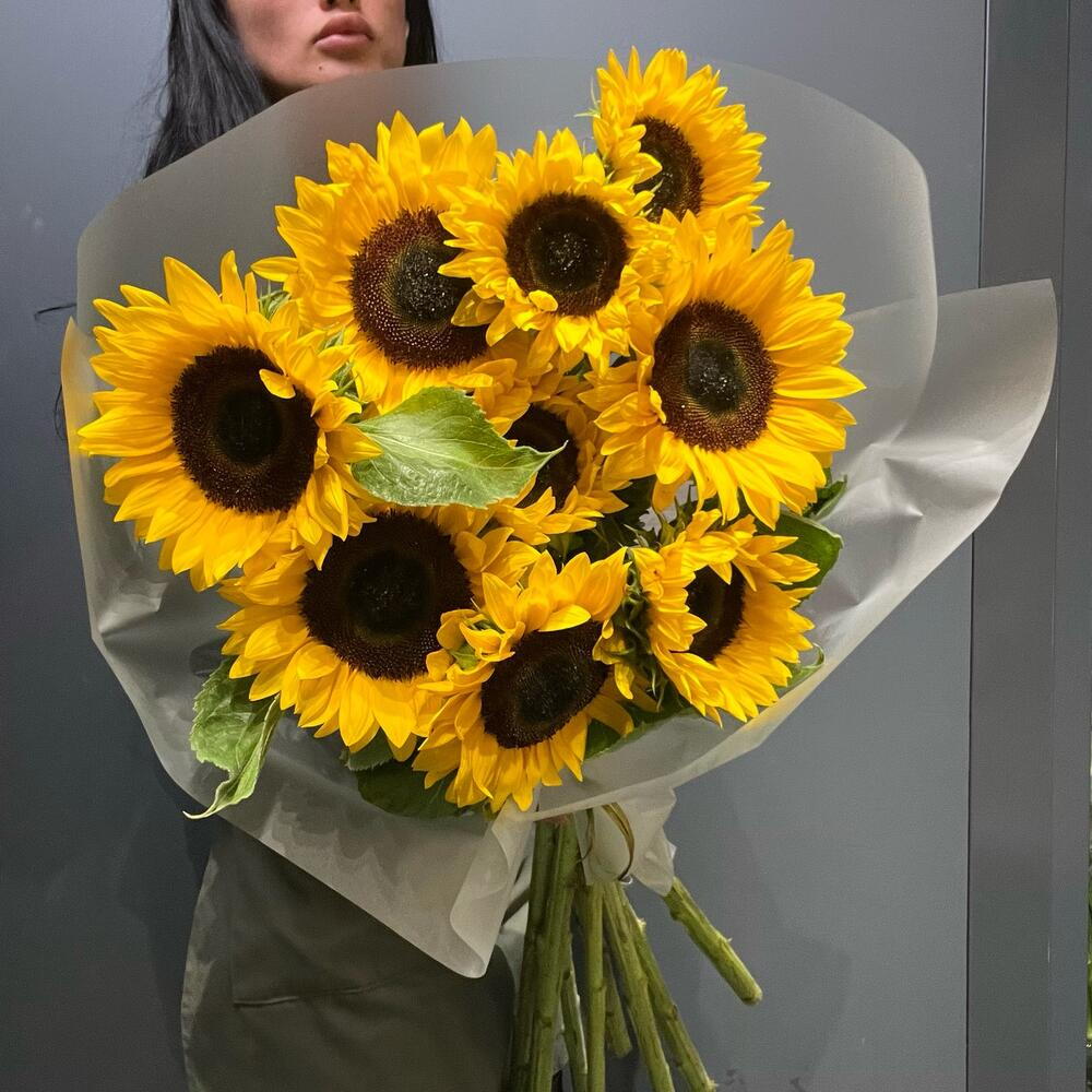 🌻🌻🌻 Подсолнухи 9 штук в упаковке