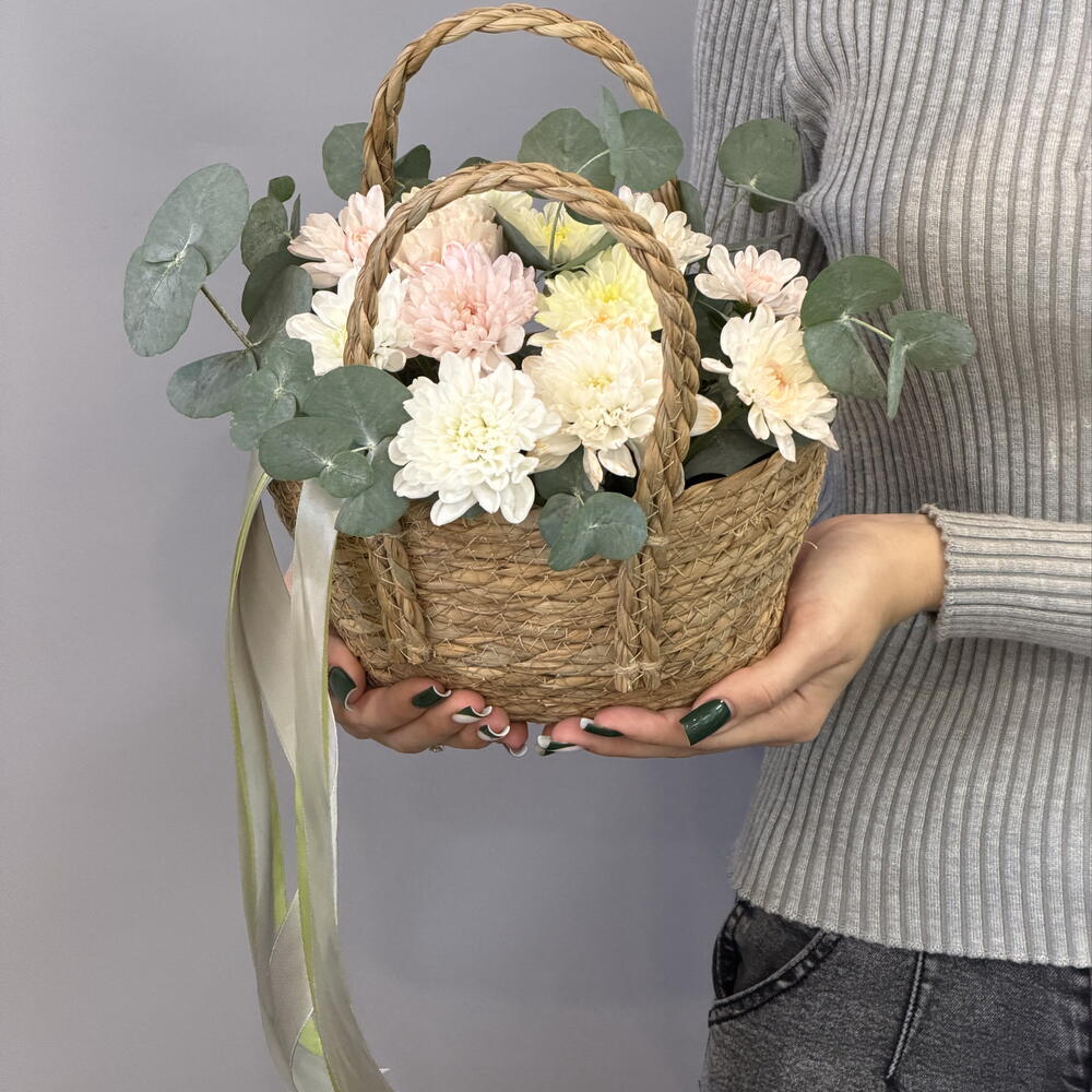 Корзинка с цветами