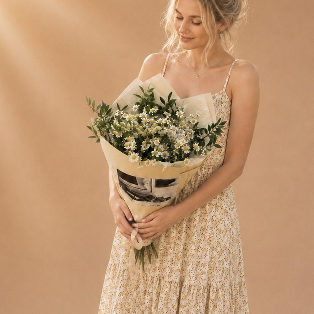 Bouquet-a compliment of fragrant daisies