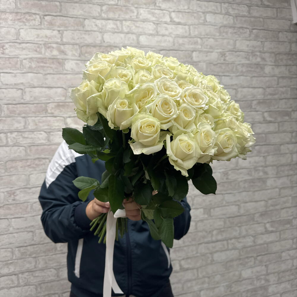 Белые розы 50см 🥰🥰🥰