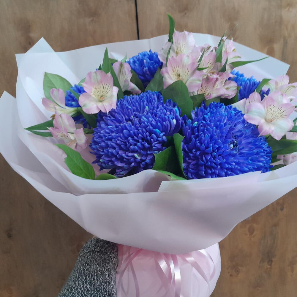 Букет  Синяя гармония