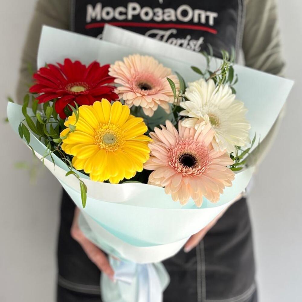 Gerbera mix / pistacia / Delivery Ufa / Flowers Ufa / Flowers in Ufa