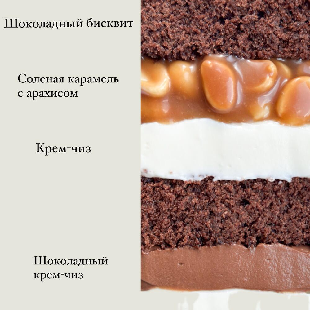 Торт 2 кг с ягодным декором (малина)