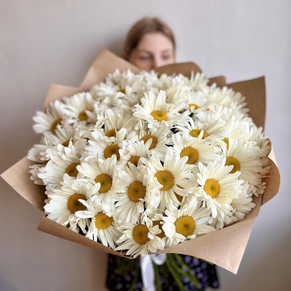 Букет из ромашек, 55 шт, арт 33 Flower Perfect
