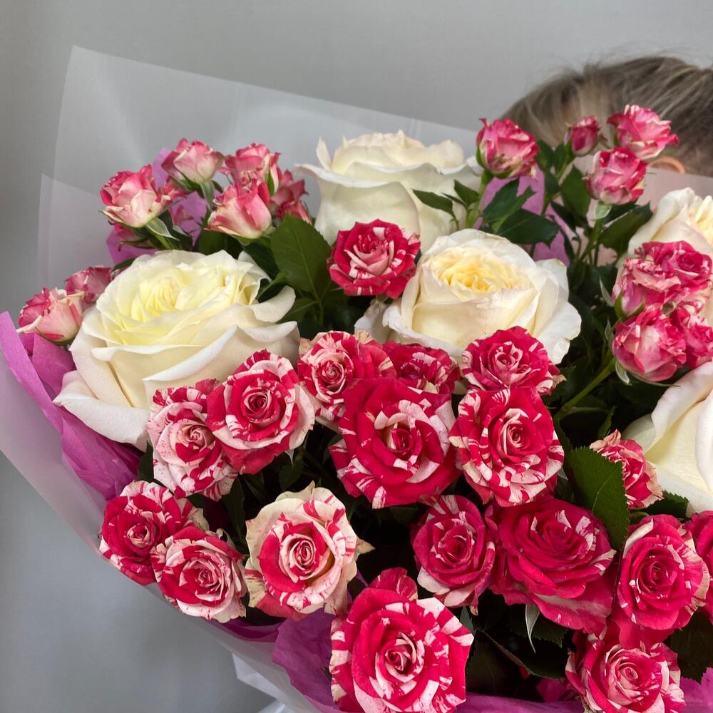 Авторский букет 💐 Алые паруса 🌿
