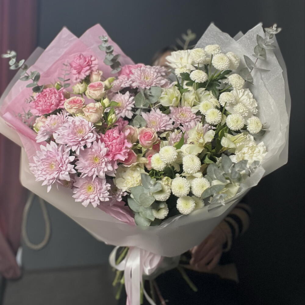 Букет в двух оттенках🤍💕