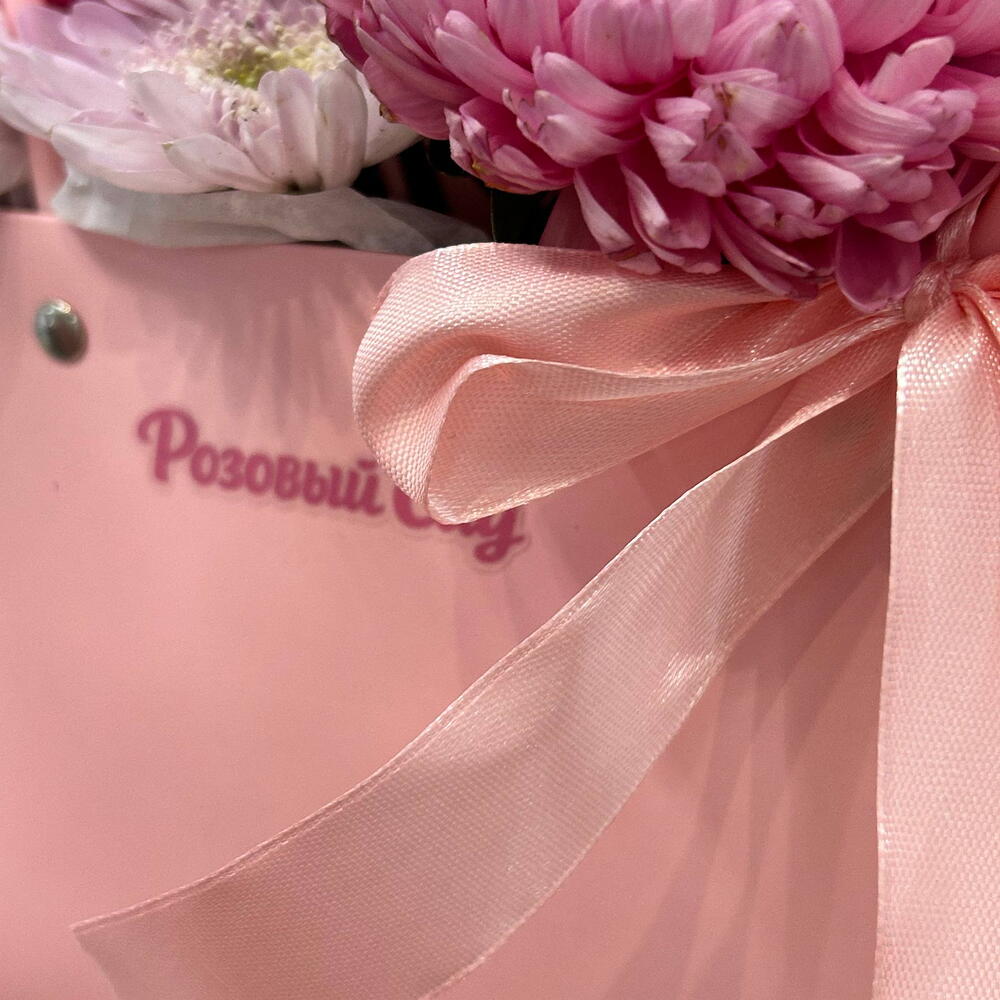 Букет с Астрой в сумке🌸