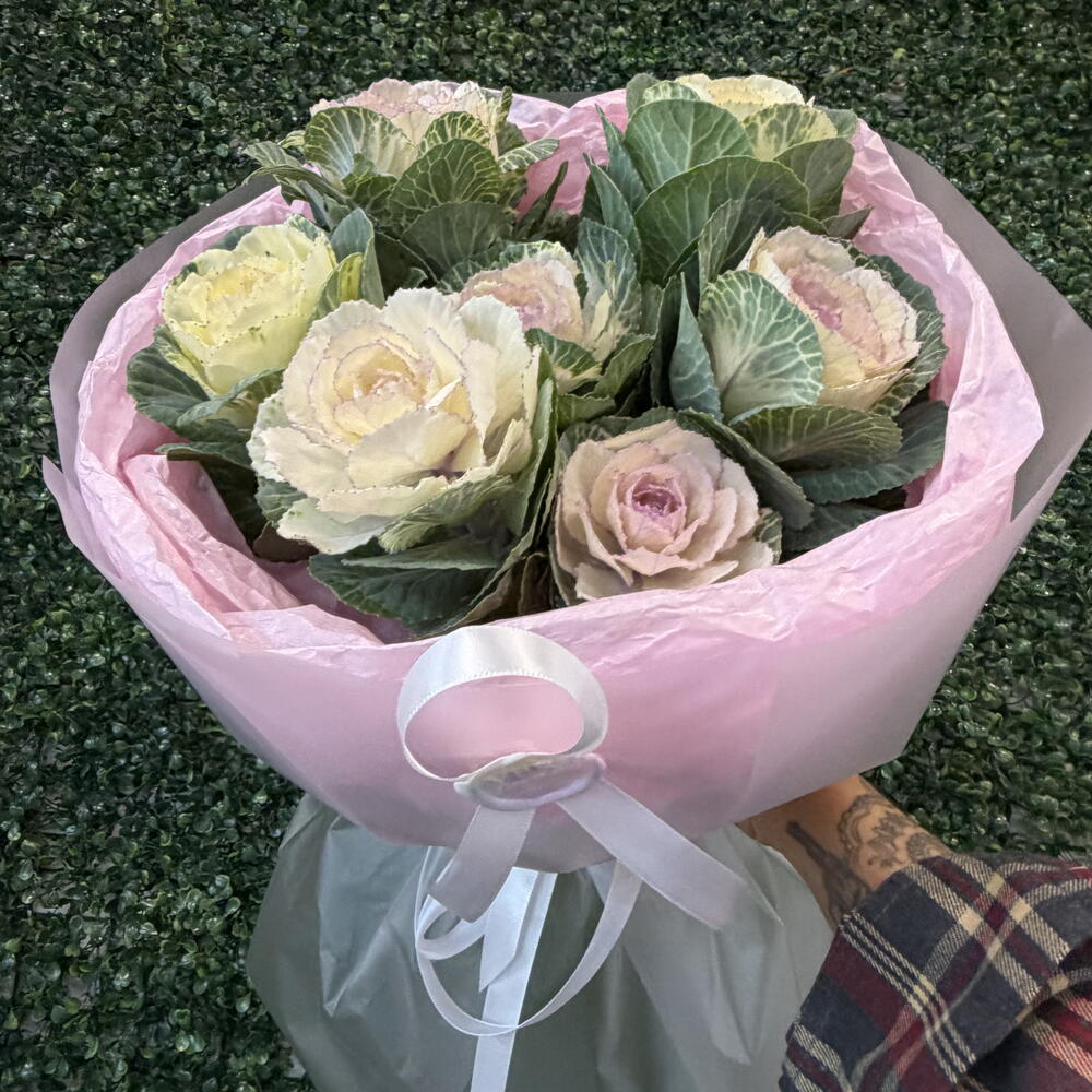 Букет из 7 брассики