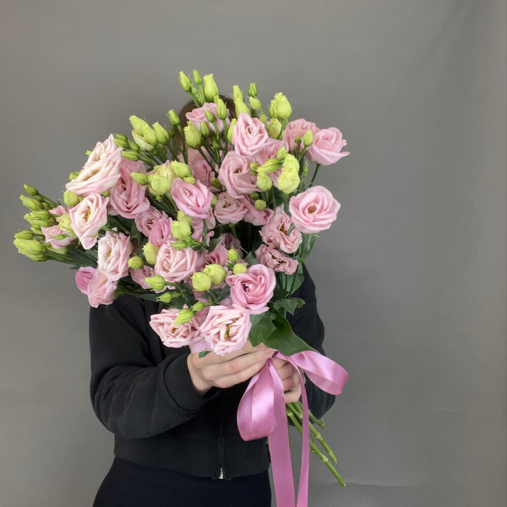 Монобукет 7 лизиантусов 🌸