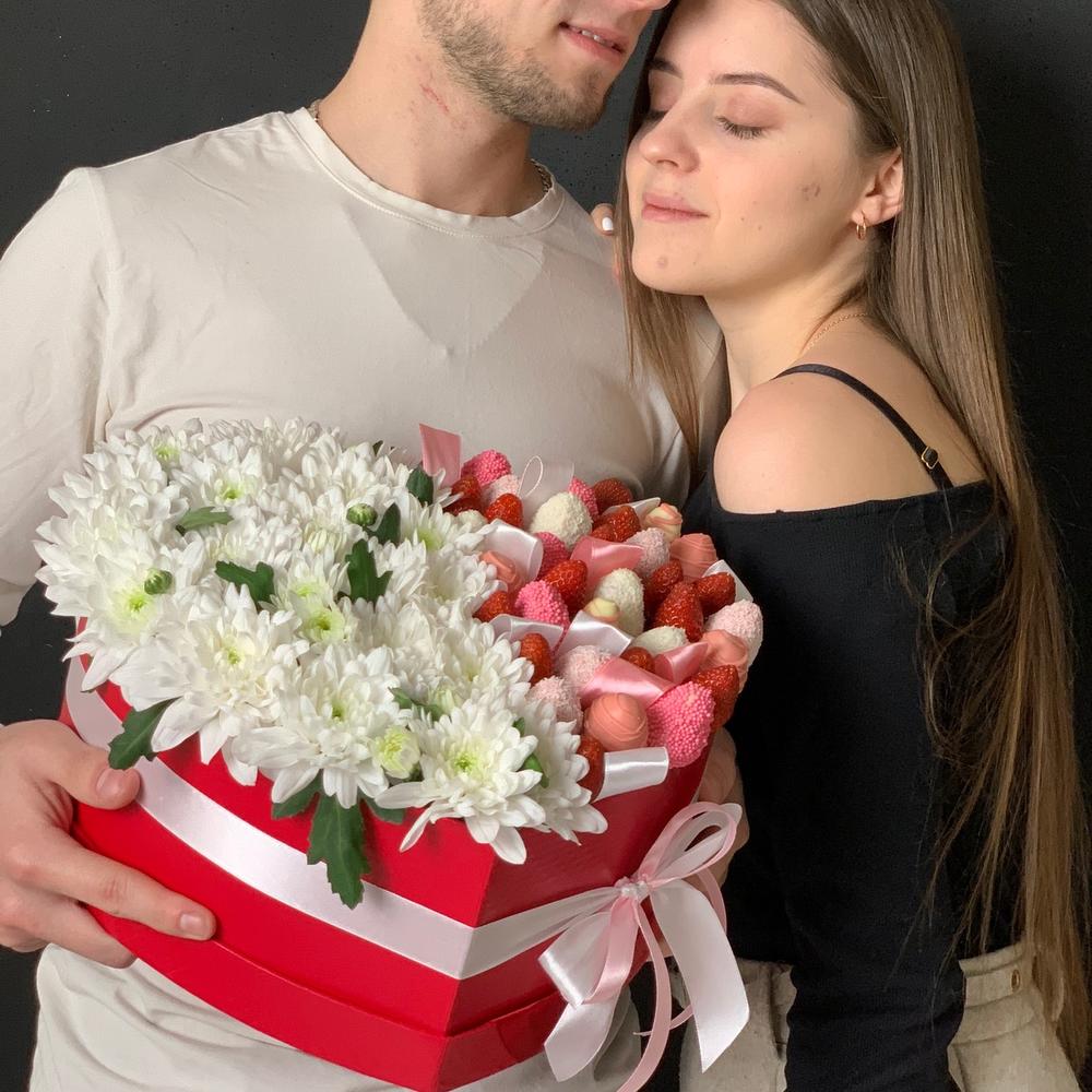 Сердце с цветами