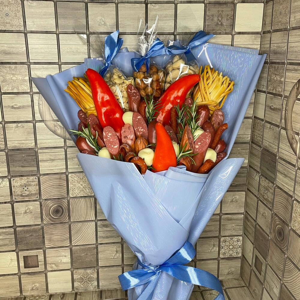 Мужской букет/букет для мужчин/колбасный букет, Цветы и подарки в Санкт ...