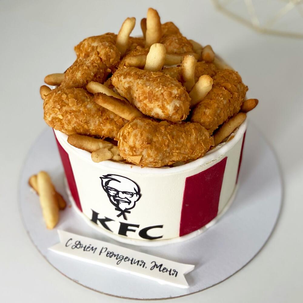 Торт «KFC», Кондитерские и пекарни в Красногорске, купить по цене 6000 руб,  Торты в Julias cakesss с доставкой | Flowwow