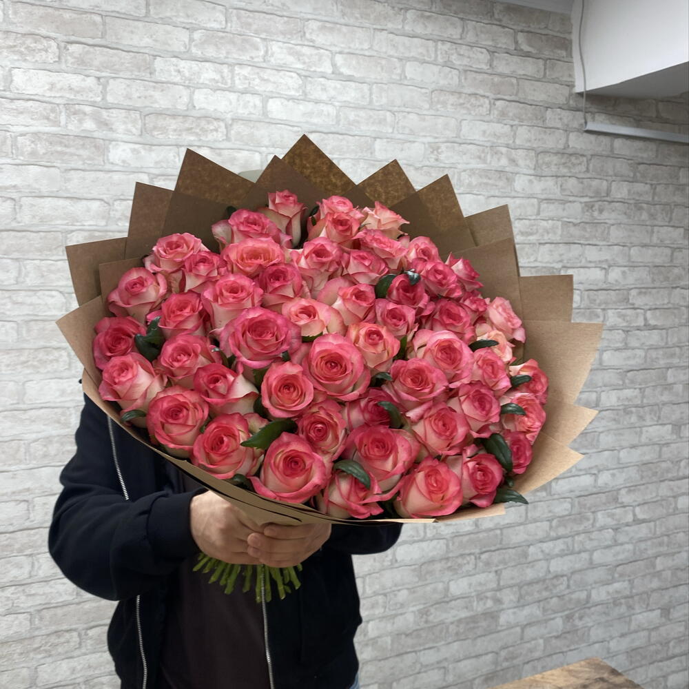 Розовые розы🌹🌹🌹