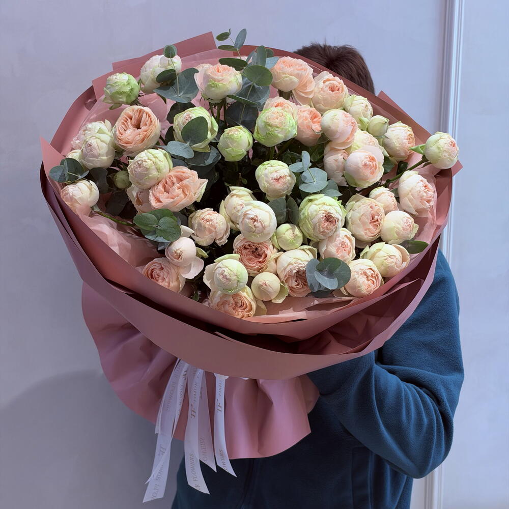 Пионовидная спрей роза 10pcs