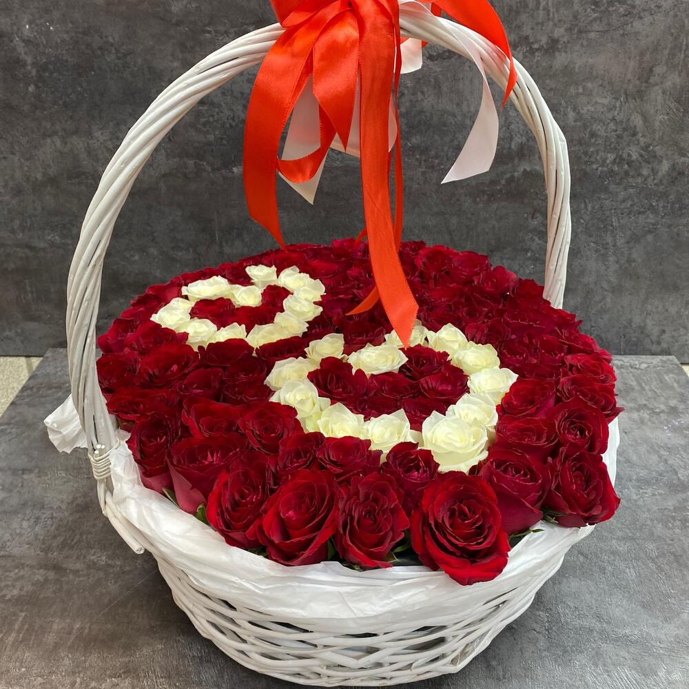 Корзина с цветами️ 2