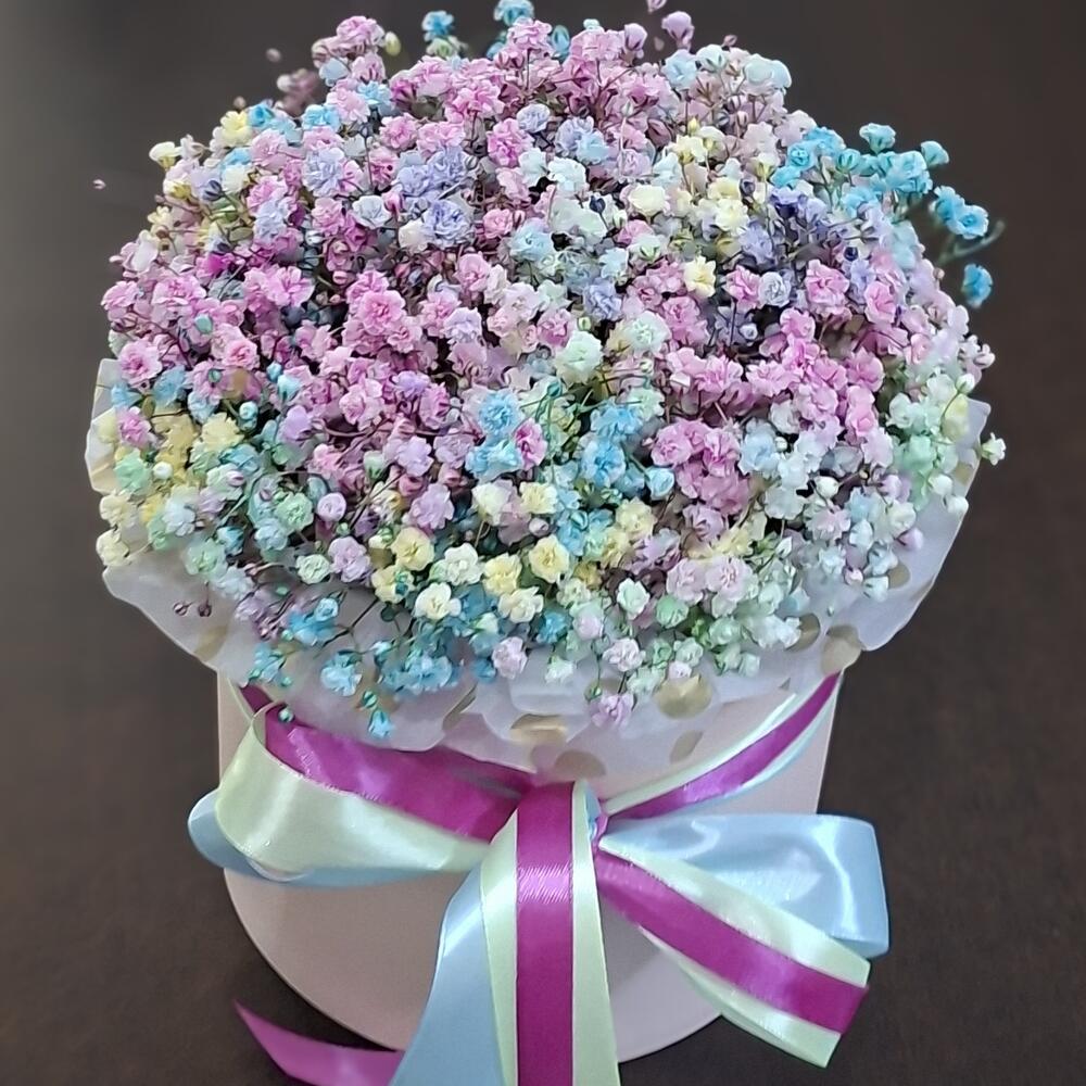 Радужная гипсофила 🎊 ПРАЗДНИЧНАЯ 🎊