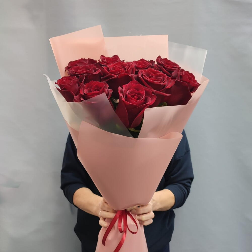 11 красных роз Эквадор( Букет 2)