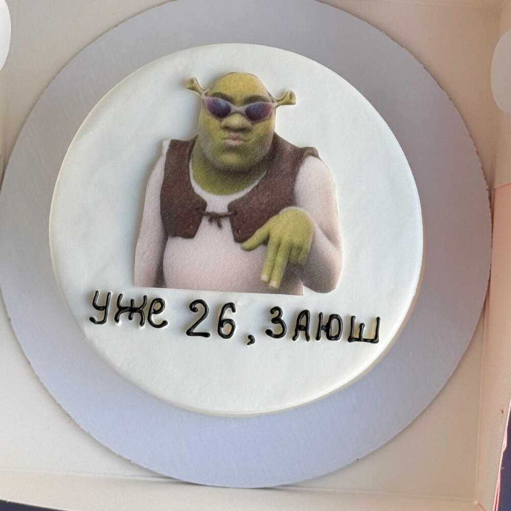 Бенто торт с юмором