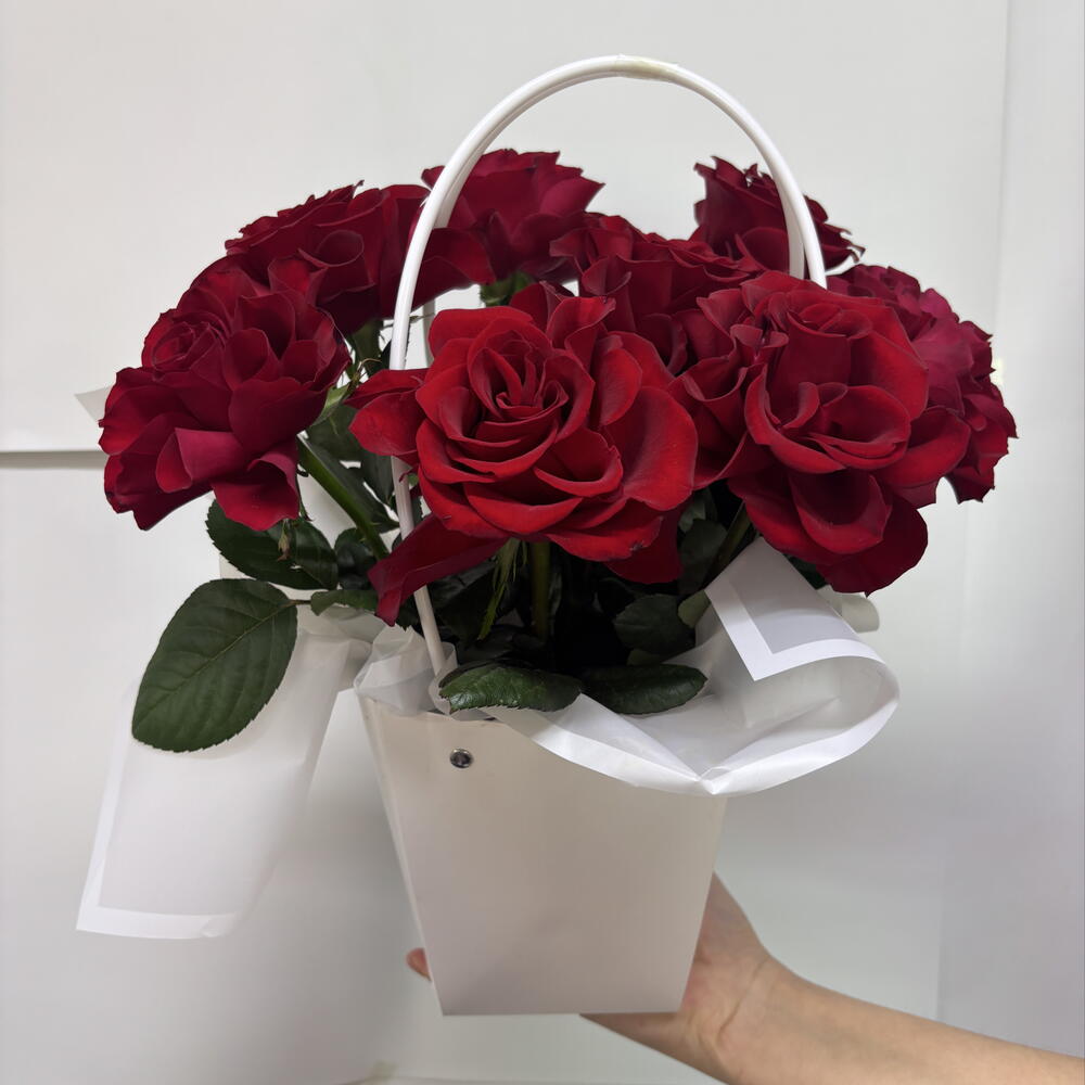 Roses in a basket