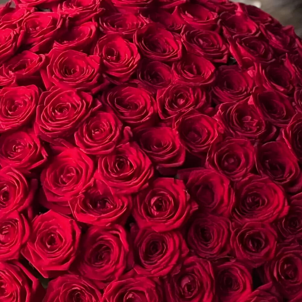 Букет из 121 розы 🌹