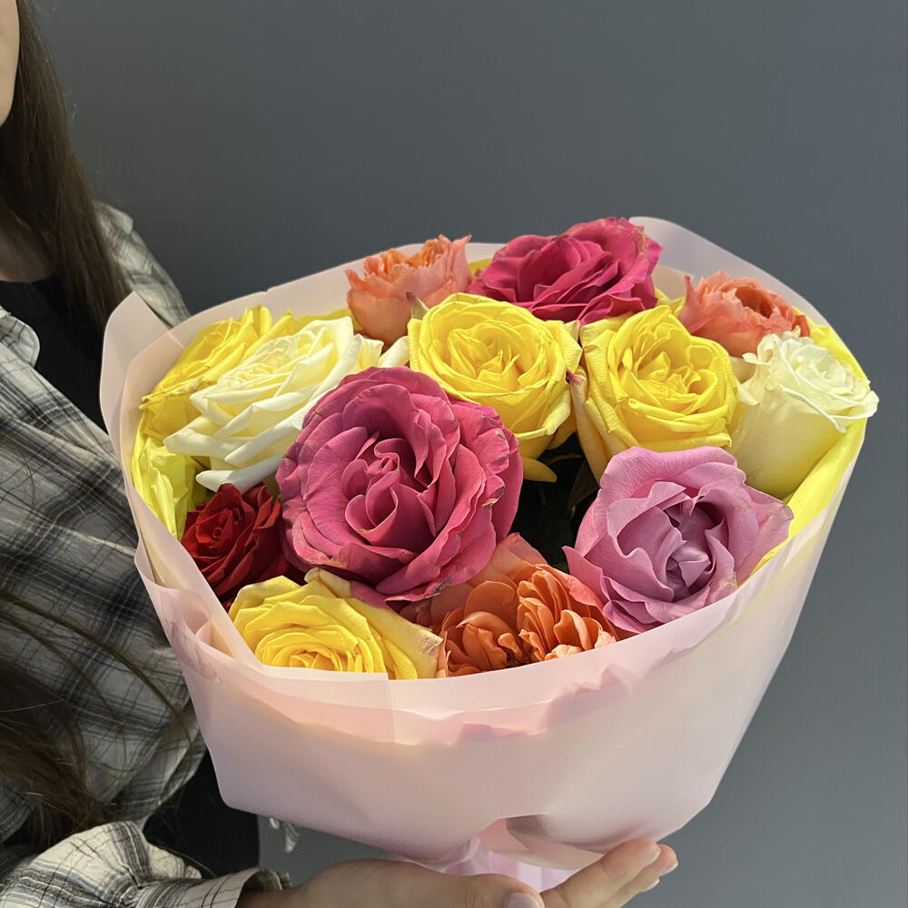 Микс из 13 роз