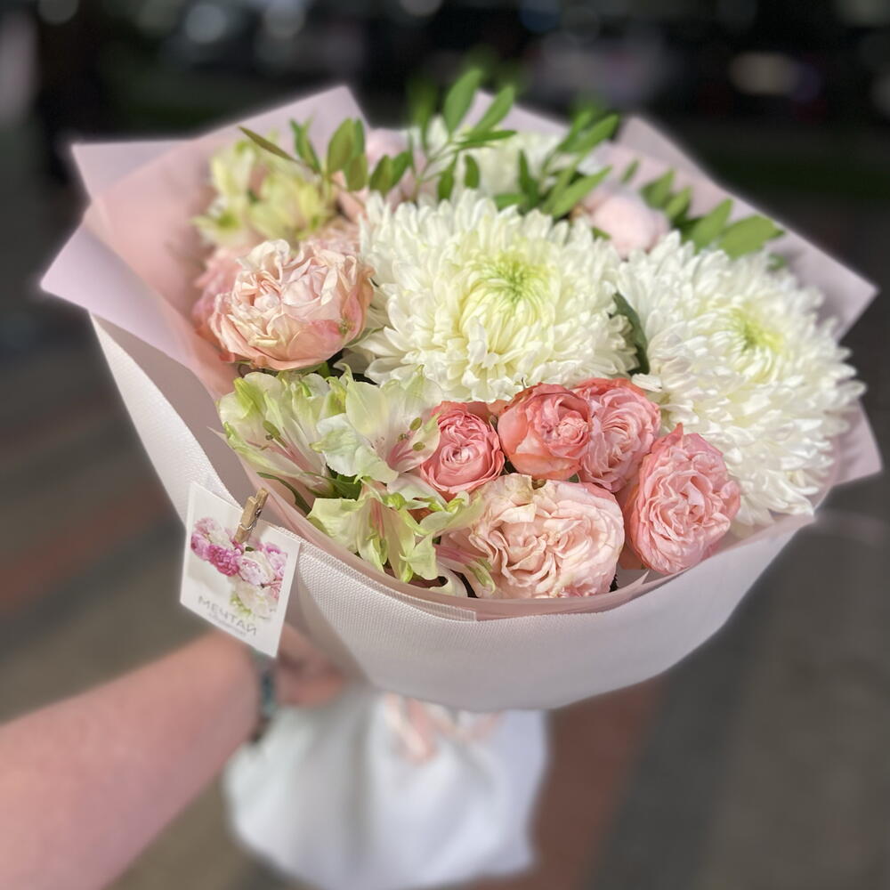 Букет «Розовая дымка»