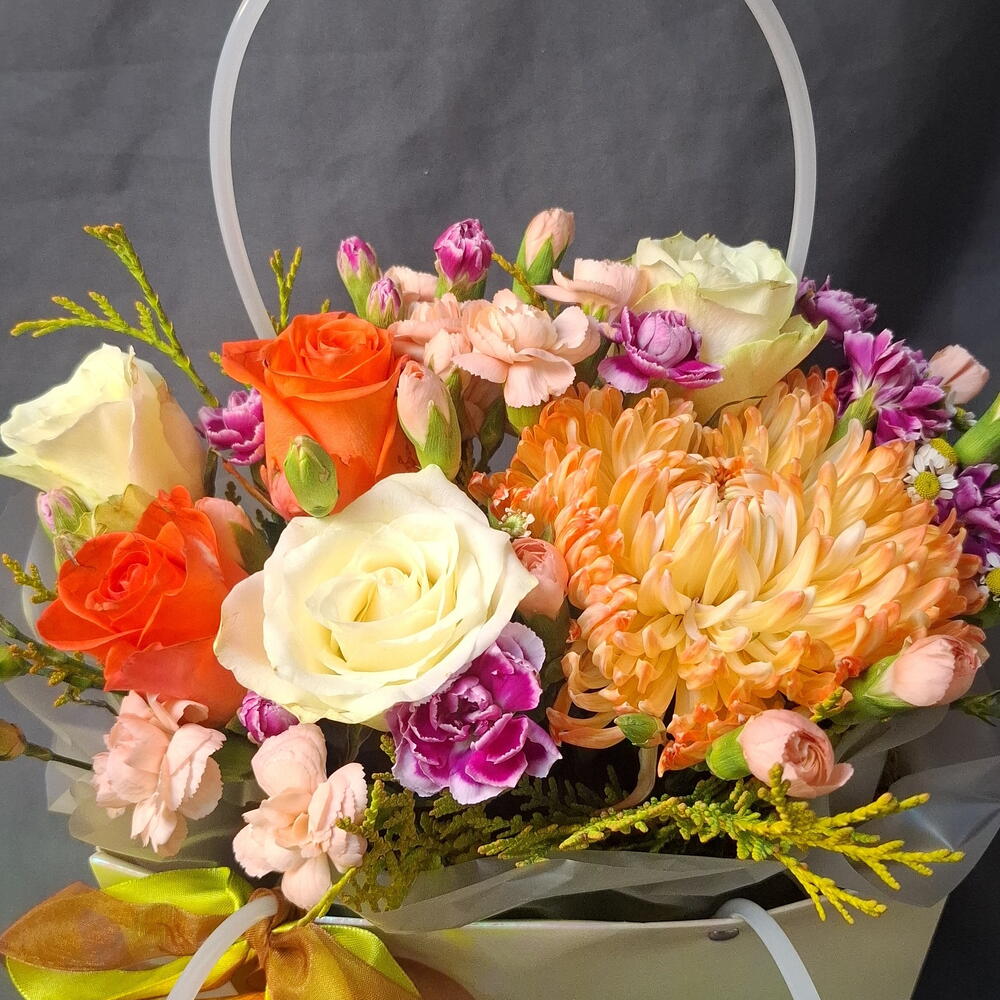 Сумка осенних цветов 💐