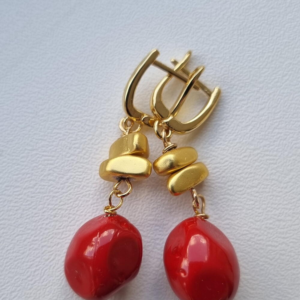 Серьги с майоркой