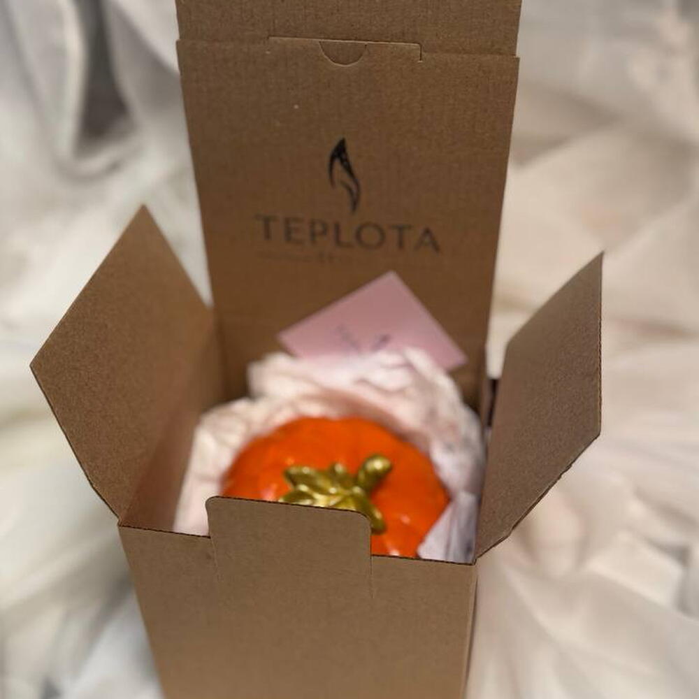 Аромасвеча форме тыквы 🎃