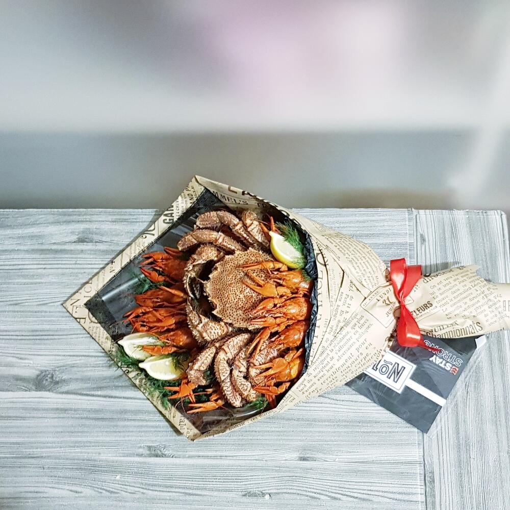 Краб🦀 в газетном кульке(N15)