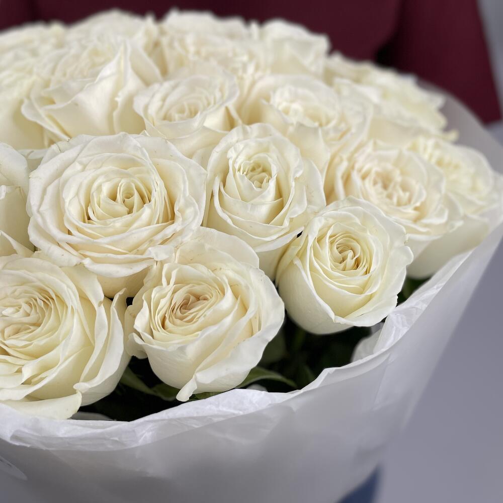 🌹 Букет от Flowersgift из 25 белых роз ▪️ 329