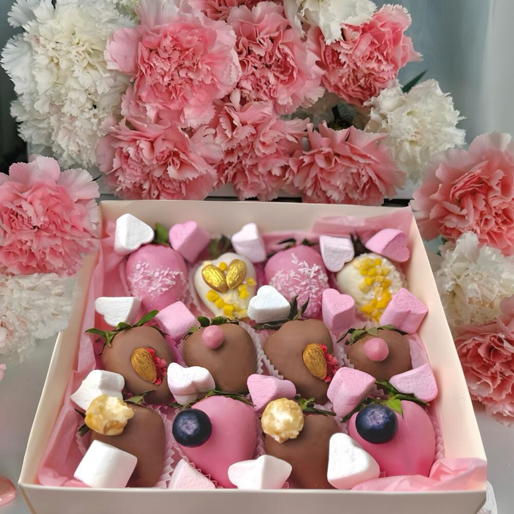 Клубника в шоколаде «Баблгам»12-15шт