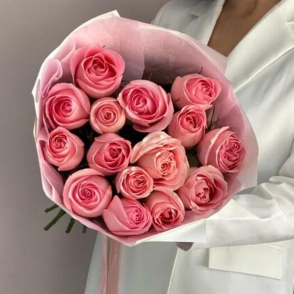 😍Букет из 15 розовых роз