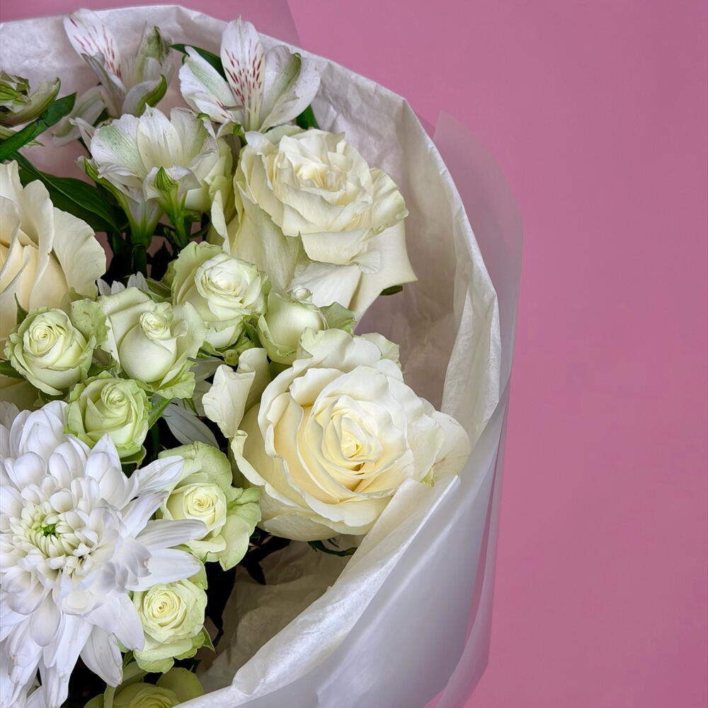 Mixed bouquet "Princess Swan"