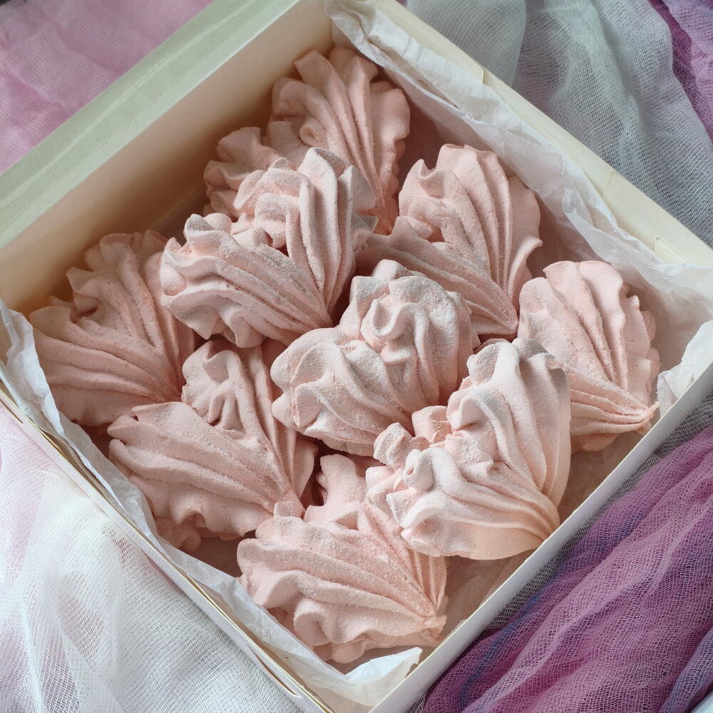 Сердечки из зефира