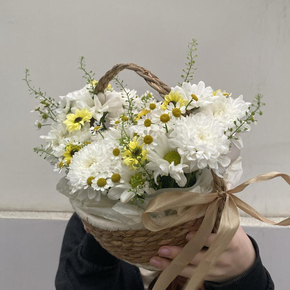 Цветочное лукошко 💛