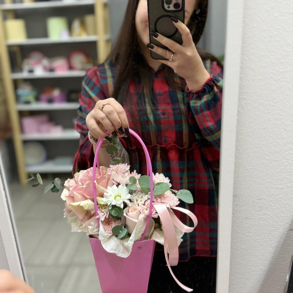 Сумочка с цветами 🌸