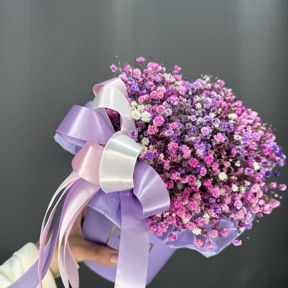 Лукошко с гипсофилами 🎀