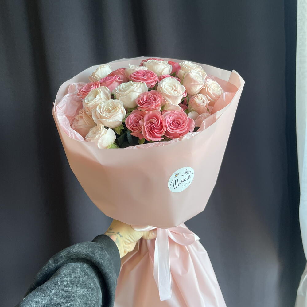 Микс кустовых роз