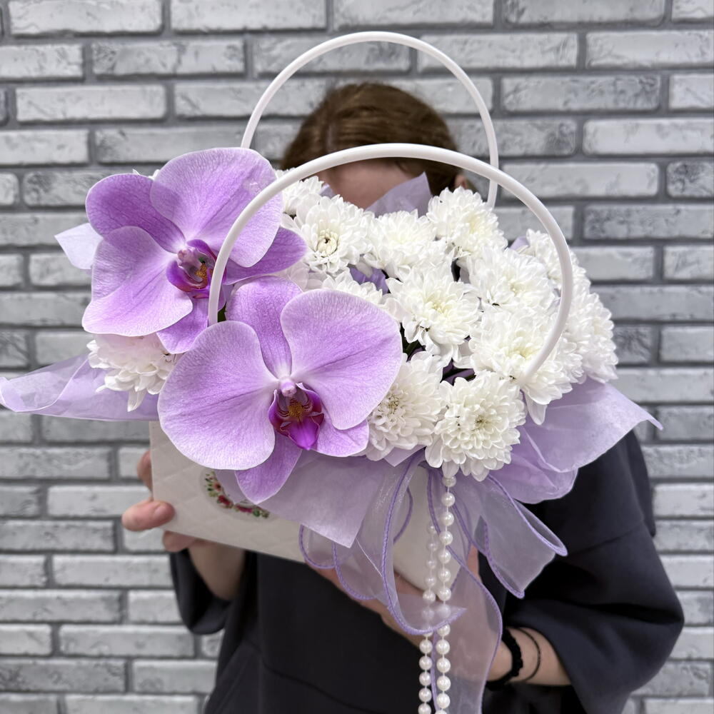 Сумочка орхидея 🌸
