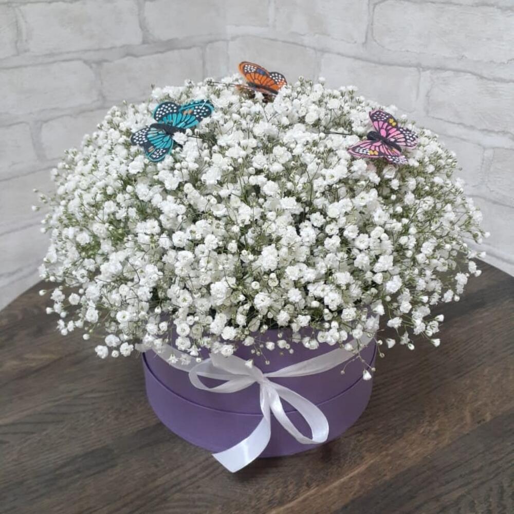 Цветы в коробке