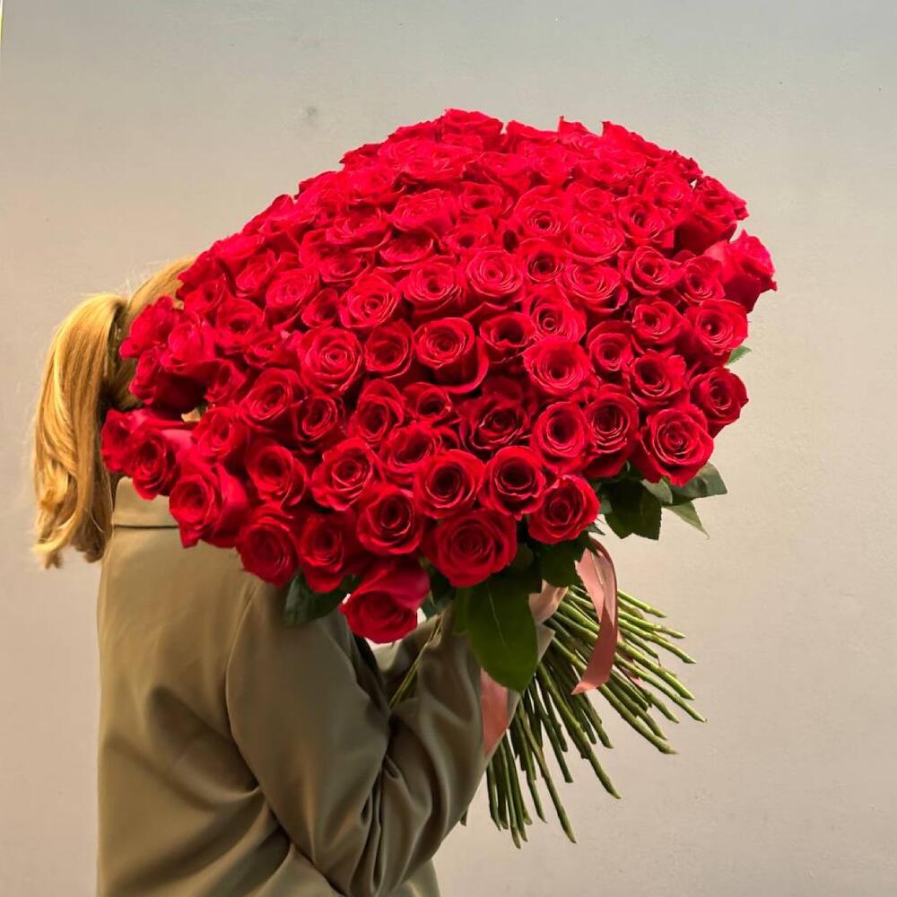 101 бордовая роза🌹
