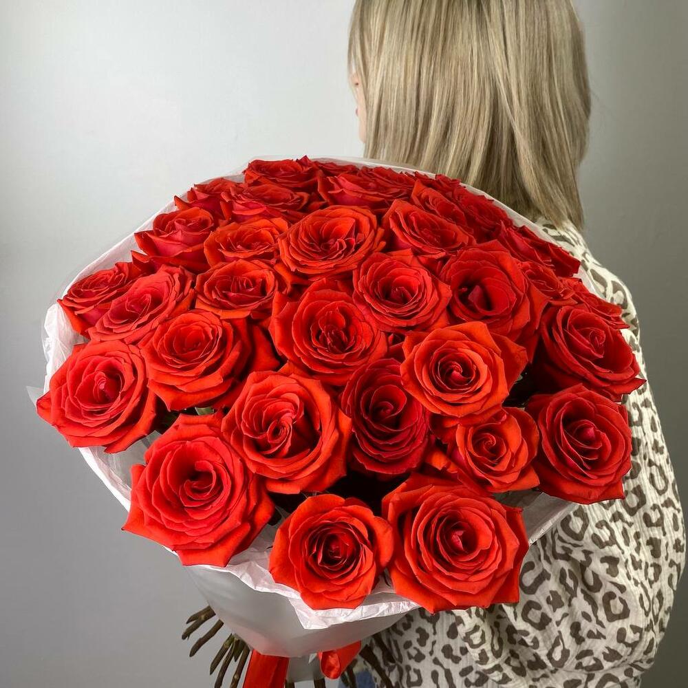 🌹 Букет от Flowersgift из 35 красных роз ▪️ 5