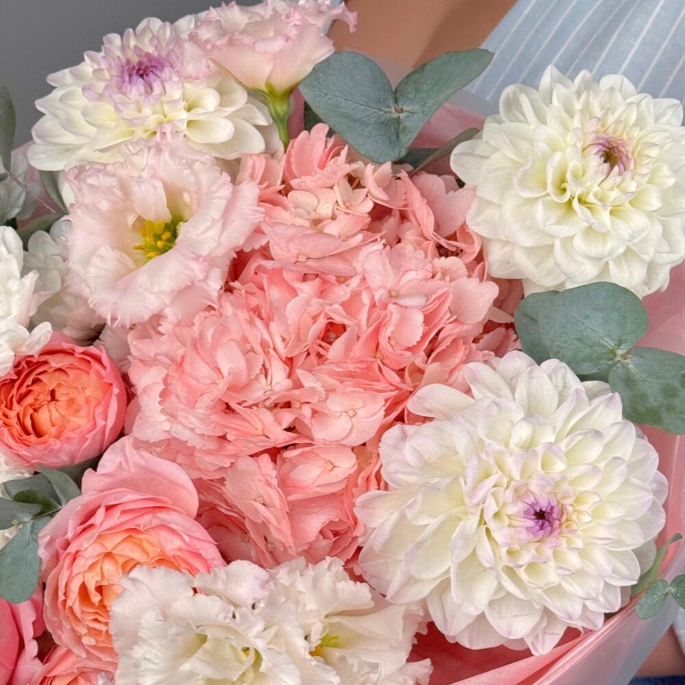 Цветы Букет Art Flowers Персиковый поцелуй