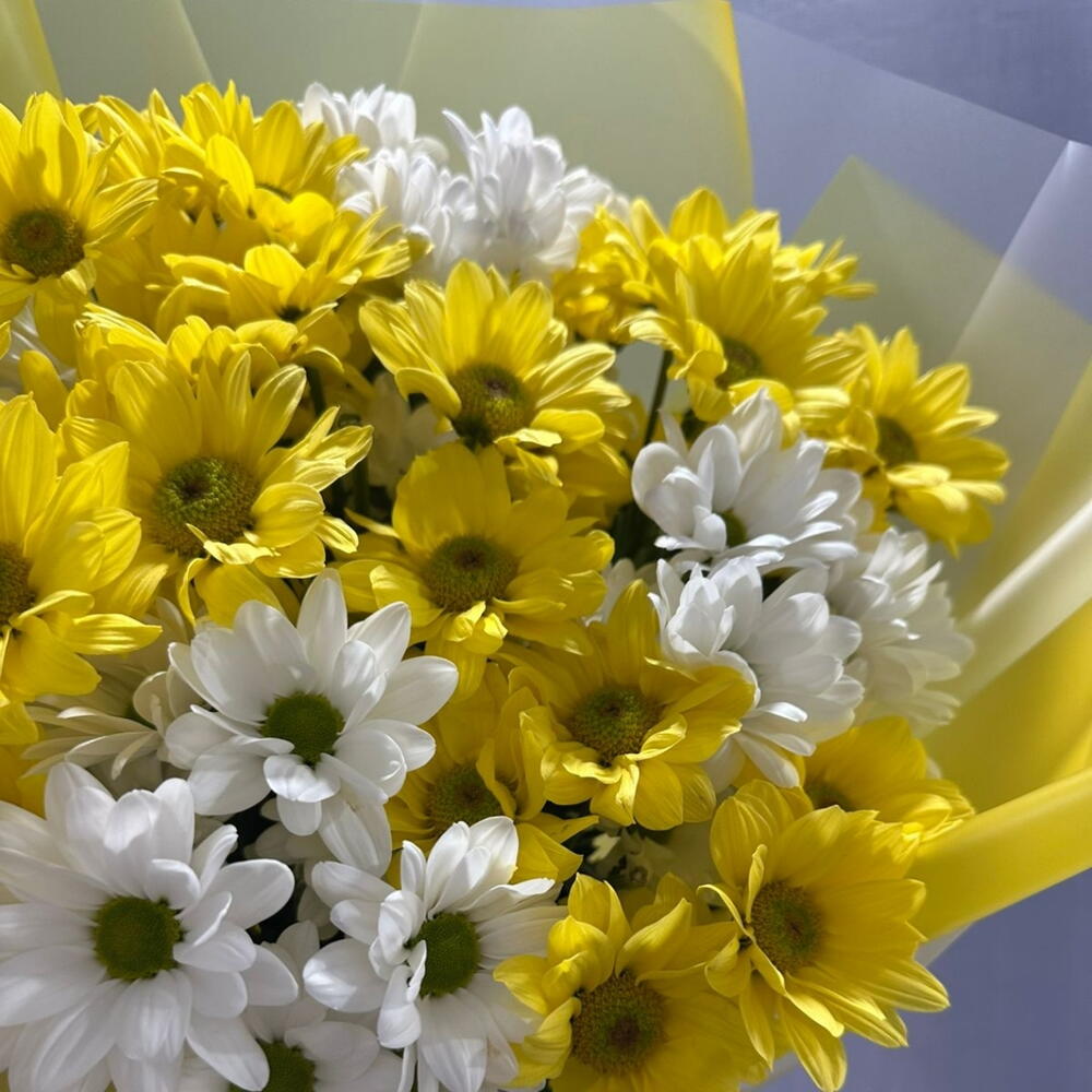 Букет из хризантем 💛