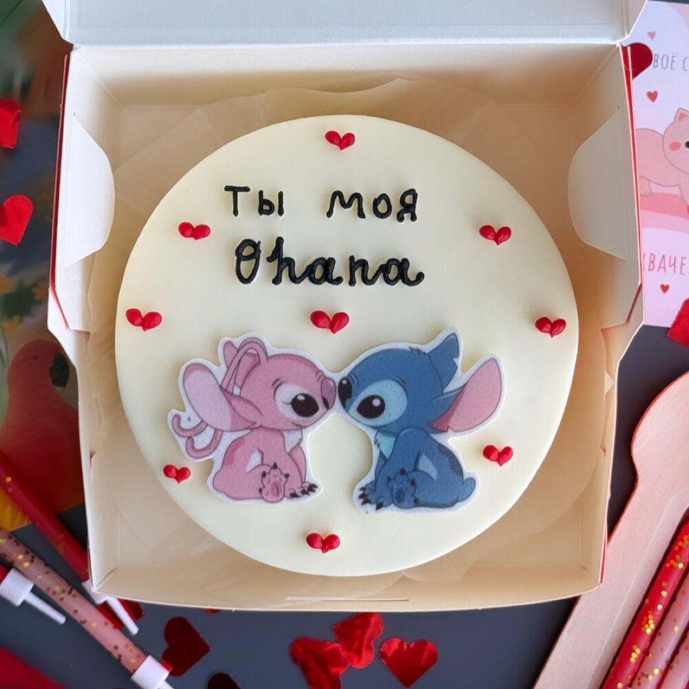 Бенто торт ты моя Ohana ( семья)