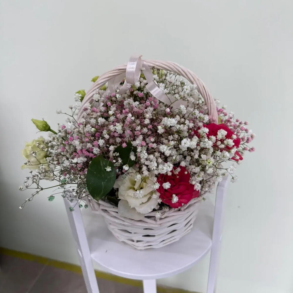 Композиция в корзине