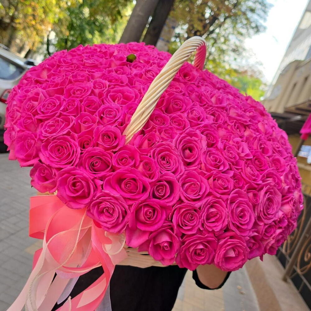 Композиция из 201 розы ️‍🔥🌹