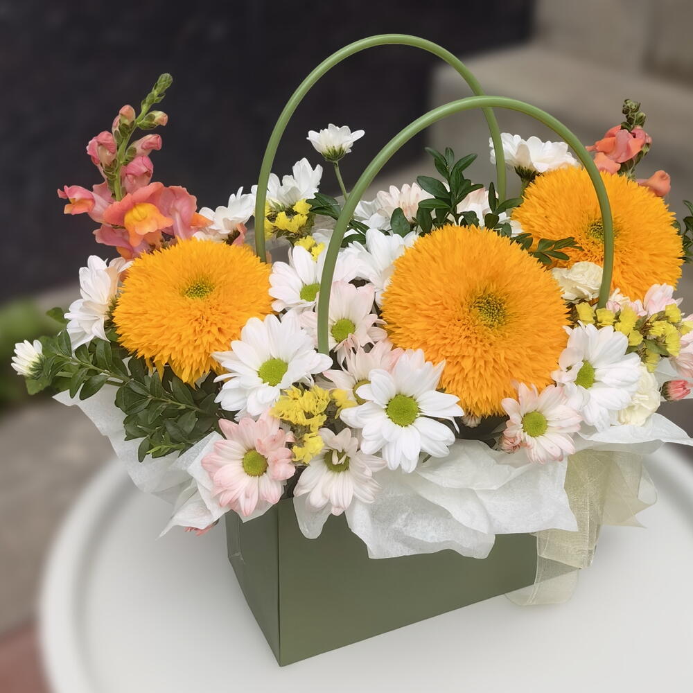 Сумочка с махровыми подсолнухами🌼