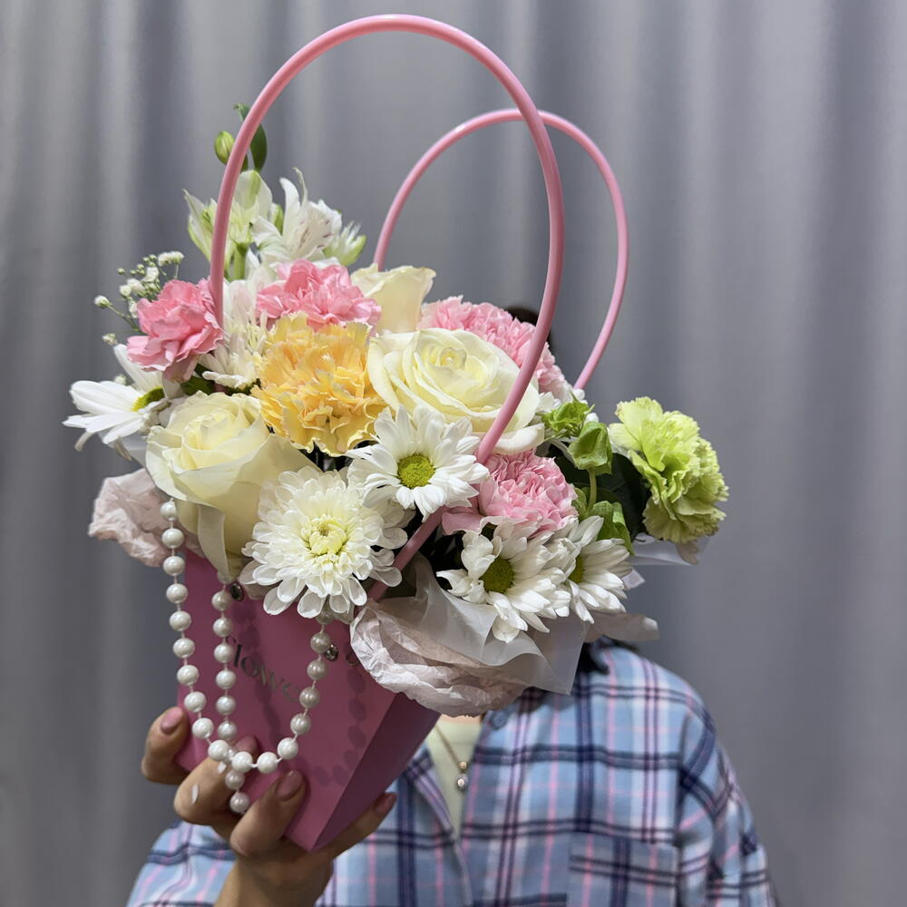 Цветы в сумке«FLOWER»